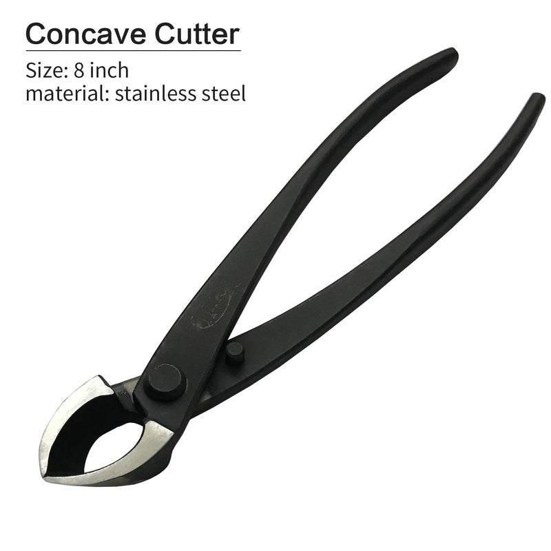 VOUIU 5-Piece Bonsai Tool Set,Knob Cutter,Concave Cutter,Wire Cutter,Jin Pliers,Bonsai Scissors - Image 5